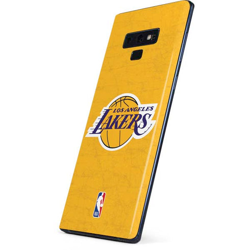 NBA Los Angeles Lakers Distressed Galaxy Note 9 Skin