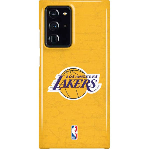 NBA Los Angeles Lakers Distressed Galaxy Note20 Ultra 5G Lite Case