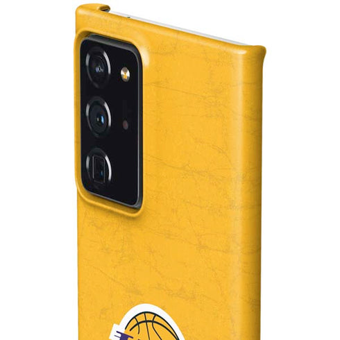 NBA Los Angeles Lakers Distressed Galaxy Note20 Ultra 5G Lite Case