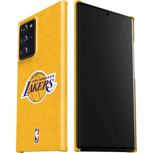 NBA Los Angeles Lakers Distressed Galaxy Note20 Ultra 5G Lite Case