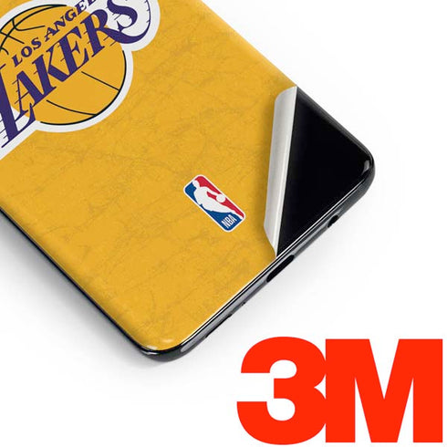 NBA Los Angeles Lakers Distressed Galaxy S10 Skin