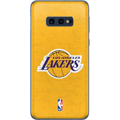 NBA Los Angeles Lakers Distressed Galaxy S10e Skin