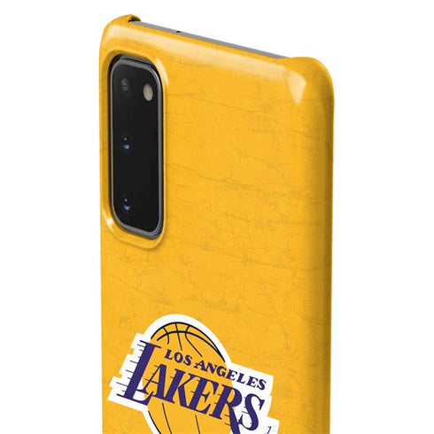 NBA Los Angeles Lakers Distressed Galaxy S20 Lite Case