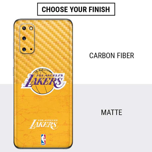 NBA Los Angeles Lakers Distressed Galaxy S20 Skin