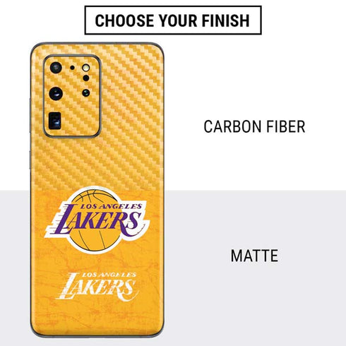 NBA Los Angeles Lakers Distressed Galaxy S20 Ultra 5G Skin