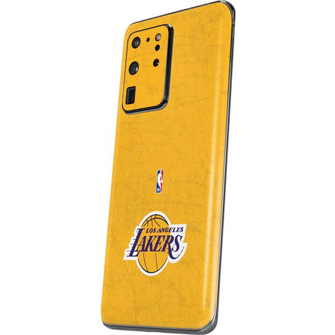 NBA Los Angeles Lakers Distressed Galaxy S20 Ultra 5G Skin