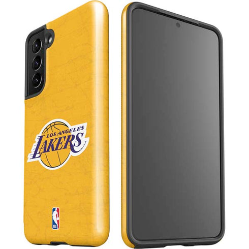 NBA Los Angeles Lakers Distressed Galaxy S21 5G Pro Case