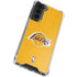 NBA Los Angeles Lakers Distressed Galaxy S22 Plus Clear Case