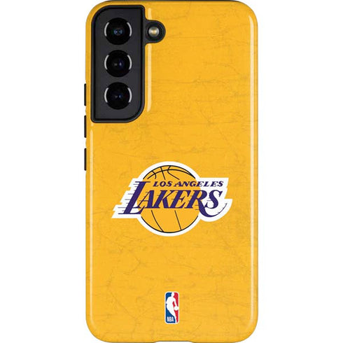 NBA Los Angeles Lakers Distressed Galaxy S22 Pro Case