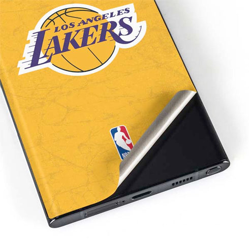 NBA Los Angeles Lakers Distressed Galaxy S22 Ultra Skin