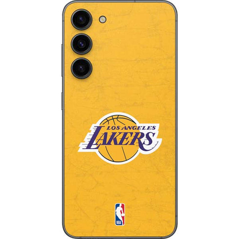 NBA Los Angeles Lakers Distressed Galaxy S23 FE Skin