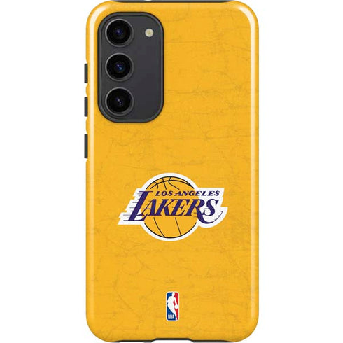 NBA Los Angeles Lakers Distressed Galaxy S23 Plus Pro Case