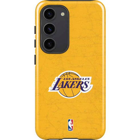NBA Los Angeles Lakers Distressed Galaxy S23 Pro Case