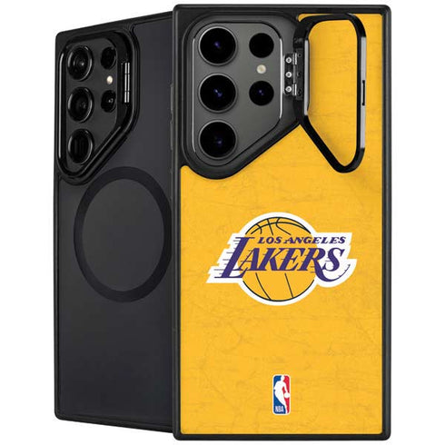 NBA Los Angeles Lakers Distressed Galaxy S24 Ultra Kickstand Case