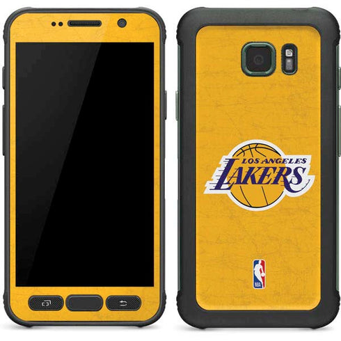 NBA Los Angeles Lakers Distressed Galaxy S7 Active Skin