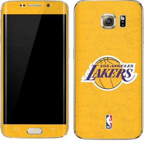NBA Los Angeles Lakers Distressed Galaxy S7 Edge Skin