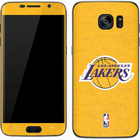 NBA Los Angeles Lakers Distressed Galaxy S7 Skin