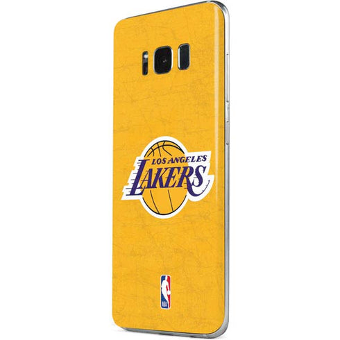 NBA Los Angeles Lakers Distressed Galaxy S8 Skin