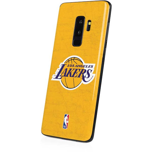 NBA Los Angeles Lakers Distressed Galaxy S9 Plus Skin