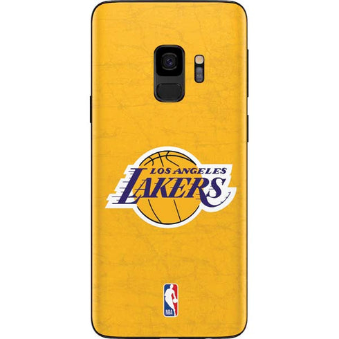 NBA Los Angeles Lakers Distressed Galaxy S9 Skin