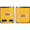 NBA Los Angeles Lakers Distressed Galaxy Z Flip Skin