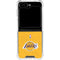 NBA Los Angeles Lakers Distressed Galaxy Z Flip6 Clear Case