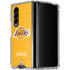 NBA Los Angeles Lakers Distressed Galaxy Z Fold4 5G Clear Case