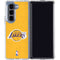 NBA Los Angeles Lakers Distressed Galaxy Z Fold5 5G Clear Case