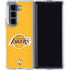 NBA Los Angeles Lakers Distressed Galaxy Z Fold5 5G Clear Case
