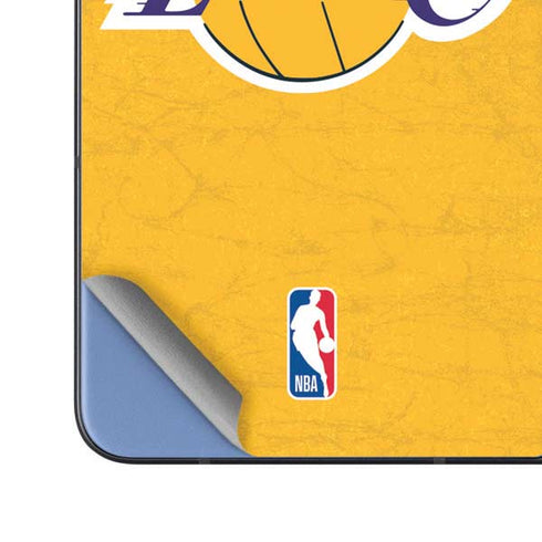 NBA Los Angeles Lakers Distressed Galaxy Z Fold5 5G Skin