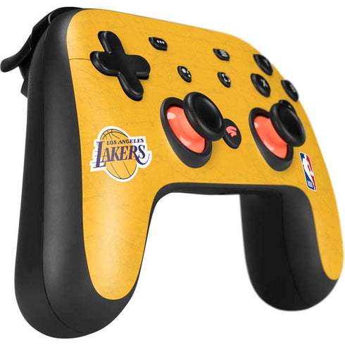 NBA Los Angeles Lakers Distressed Google Stadia Controller Skin