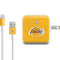 NBA Los Angeles Lakers Distressed iPad Charger (10W USB) Skin