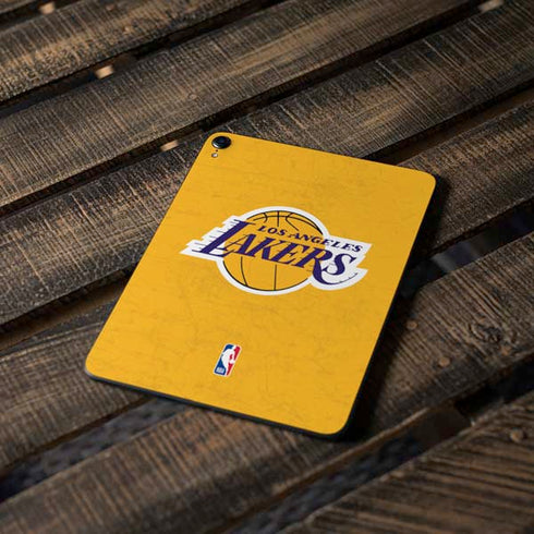 NBA Los Angeles Lakers Distressed Apple iPad Pro Skin