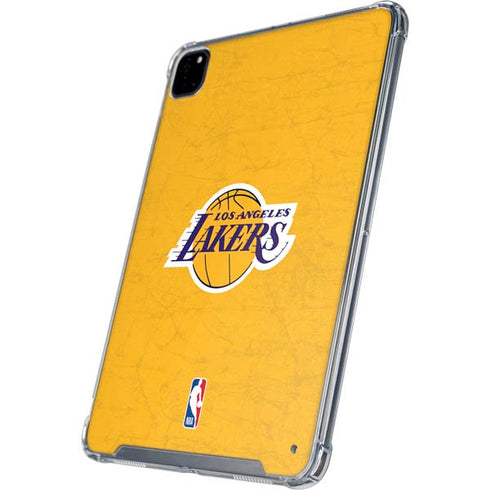 NBA Los Angeles Lakers Distressed iPad Pro 12.9in (2020) Clear Case
