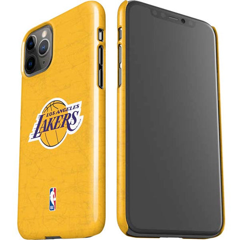 NBA Los Angeles Lakers Distressed iPhone 11 Pro Lite Case