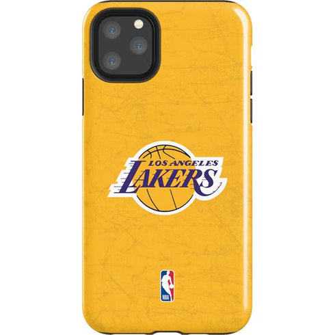 NBA Los Angeles Lakers Distressed iPhone 11 Pro Max Impact Case