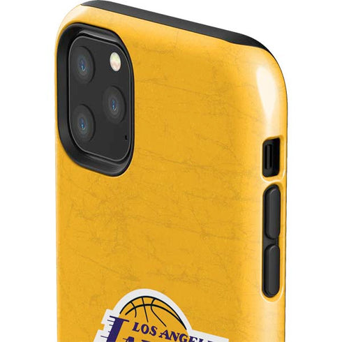 NBA Los Angeles Lakers Distressed iPhone 11 Pro Max Impact Case