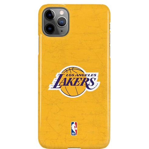 NBA Los Angeles Lakers Distressed iPhone 11 Pro Max Lite Case
