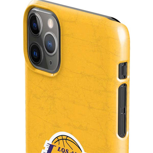 NBA Los Angeles Lakers Distressed iPhone 11 Pro Max Lite Case