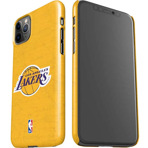 NBA Los Angeles Lakers Distressed iPhone 11 Pro Max Lite Case