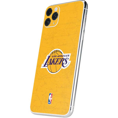 NBA Los Angeles Lakers Distressed iPhone 11 Pro Max Skin