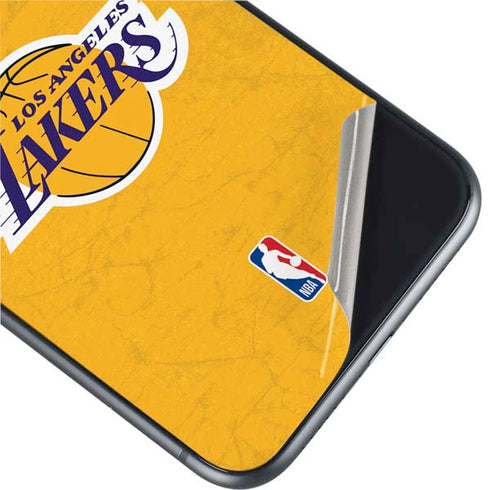 NBA Los Angeles Lakers Distressed iPhone 11 Skin