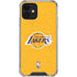 NBA Los Angeles Lakers Distressed iPhone 12 Clear Case