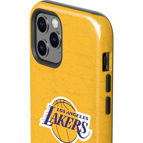 NBA Los Angeles Lakers Distressed iPhone 12 Pro Impact Case