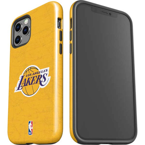 NBA Los Angeles Lakers Distressed iPhone 12 Pro Impact Case