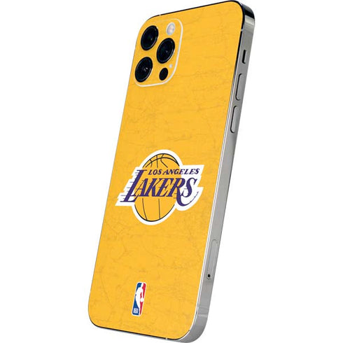 NBA Los Angeles Lakers Distressed iPhone 12 Pro Skin