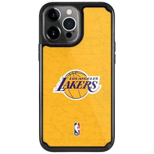 NBA Los Angeles Lakers Distressed iPhone Cases