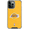 NBA Los Angeles Lakers Distressed iPhone 13 Pro Max Clear Case