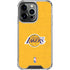 NBA Los Angeles Lakers Distressed iPhone 14 Pro Clear Case