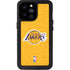 NBA Los Angeles Lakers Distressed iPhone 14 Pro Max Waterproof Case